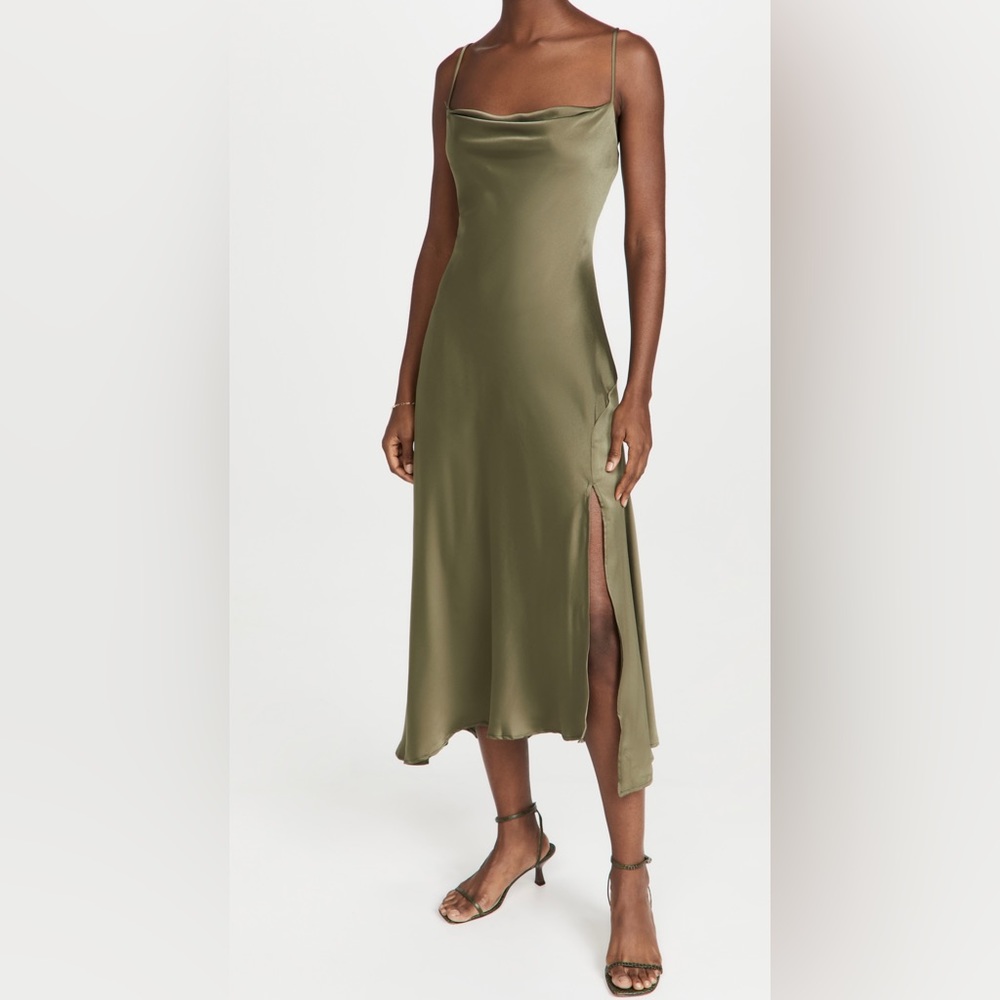 Astr the Label Gaia dress in Sage